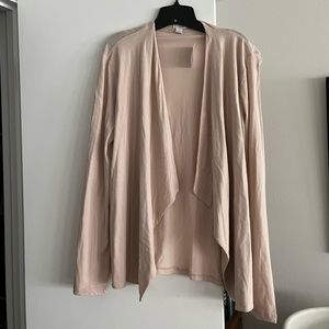 J Crew pale pink cardigan